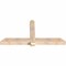 Ekena Millwork Eugene Smooth Timber Gable Bracket, Douglas Fir, 72"W x 36"H x 5 1/2"D x 5 1/2"F, 12/12 Pitch GBW072X36X0606EUG00SDF - alternate 5